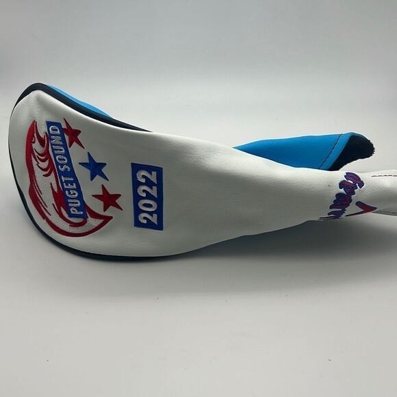 Callaway Golf rare leather fairway club tour headcover red white blue NWOT - Picture 1 of 4